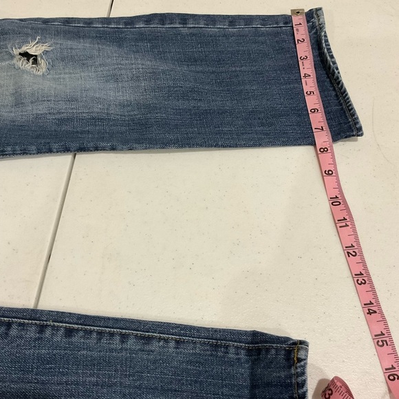 Vintage Abercrombie & Fitch Distressed Jeans Med Wash Women’s Size 10 - Picture 9 of 14